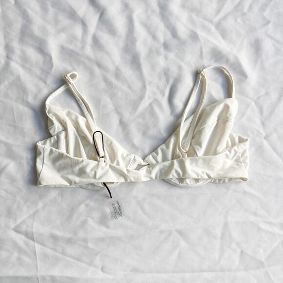 Myra Swim Jardin Bikini Top in Vanilla - Picture 3 of 6